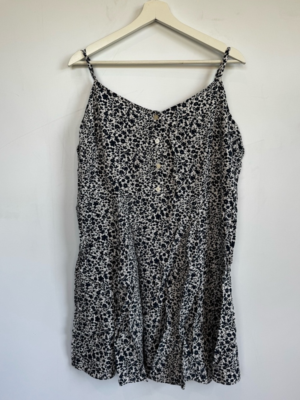 GAP Navy Blue and White Floral Mini Dress